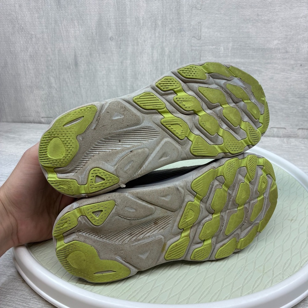 Hoka Clifton 9 Running Shoes Women's 6.5 Grey Pink Blue Low Top Sneakers 1127896 - Picture 6 of 7